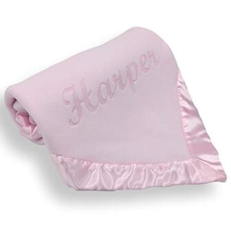 Custom Catch Personalized Baby Blanket for Girls -... - Image 4