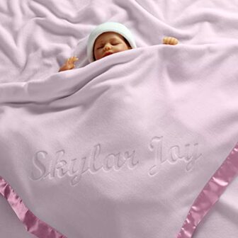 Custom Catch Personalized Baby Blanket for Girls -... - Image 3