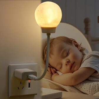 Night Light for Kids, Voice Control Moon Night Lig... - Image 2