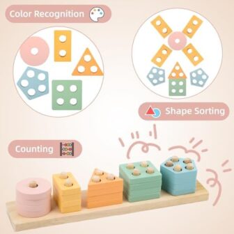 Premium Baby Toys for 6-18 Months, 8 in 1 Montesso... - Image 6