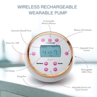 Freemie Rose Premium Hands-Free Wearable Breast Pu... - Image 7