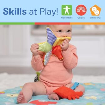 Melissa & Doug Ocean Easy-Fold Wooden Play Gym for... - Image 6