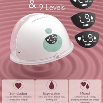 Momcozy Breast Pump Hands Free M5, Wearable Breast... - Image 7