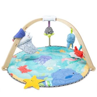 Melissa & Doug Ocean Easy-Fold Wooden Play Gym for... - Image 5
