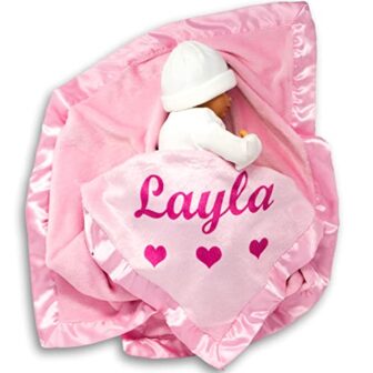Custom Catch Personalized Baby Blanket for Girls -... - Image 2