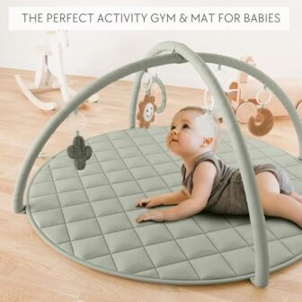 Beautiful Baby Play Gym and Tummy Time Mat - Soft ... - Image 4