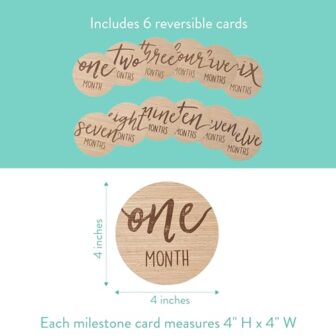 Kate & Milo Baby Monthly Milestone Marker Discs - ... - Image 5