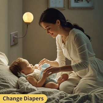 Night Light for Kids, Voice Control Moon Night Lig... - Image 8