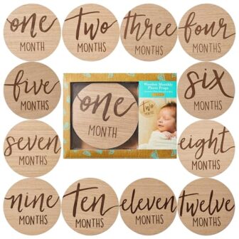 Kate & Milo Baby Monthly Milestone Marker Discs - ... - Image 2