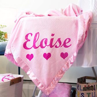 Custom Catch Personalized Baby Blanket for Girls -... - Image 5