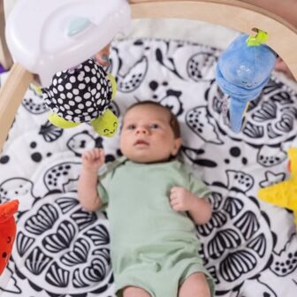Melissa & Doug Ocean Easy-Fold Wooden Play Gym for... - Image 9