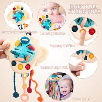 Premium Baby Toys for 6-18 Months, 8 in 1 Montesso... - Image 5