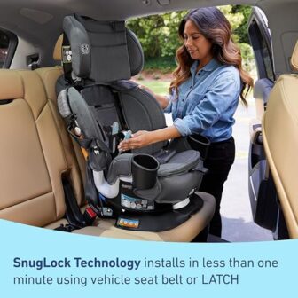 Graco Turn2Me 3-in-1 Convertible Car Seat, Rotatin... - Image 4