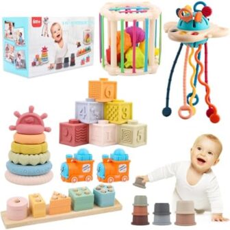 Premium Baby Toys for 6-18 Months, 8 in 1 Montesso... - Image 2