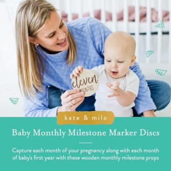 Kate & Milo Baby Monthly Milestone Marker Discs - ... - Image 3