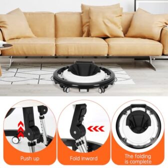 Baby Walker Foldable with 9 Adjustable Heights, Ba... - Image 7