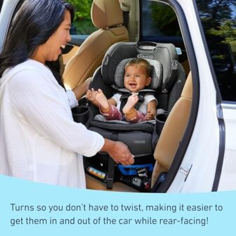 Graco Turn2Me 3-in-1 Convertible Car Seat, Rotatin... - Image 3