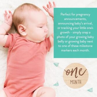 Kate & Milo Baby Monthly Milestone Marker Discs - ... - Image 6