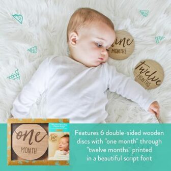 Kate & Milo Baby Monthly Milestone Marker Discs - ... - Image 4