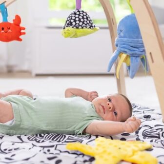 Melissa & Doug Ocean Easy-Fold Wooden Play Gym for... - Image 8
