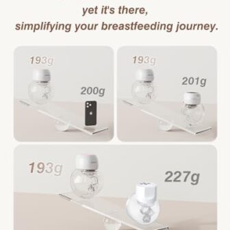Ultra-Light 193g Hands Free Breast Pump 1508, Wear... - Image 3
