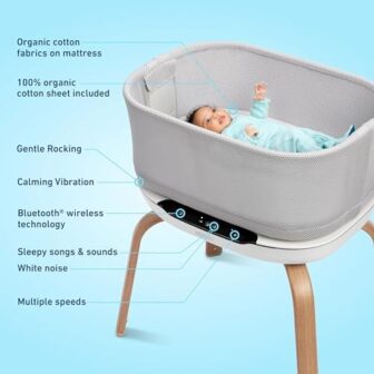 Graco® SmartSense Soothing Baby Bassinet – Smart ... - Image 7