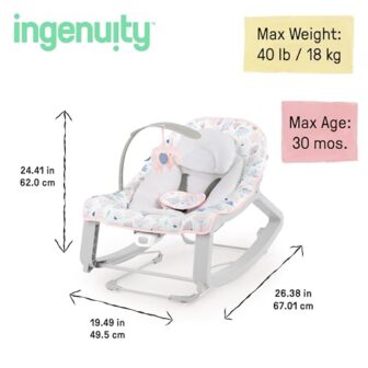Ingenuity Keep Cozy 3-in-1 Grow with Me Vibrating ... - Image 7
