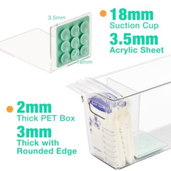 Breastmilk Storage Container with L Shaped Separat... - Image 5
