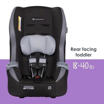Baby Trend Trooper 3-in-1 Convertible Car Seat, Da... - Image 6