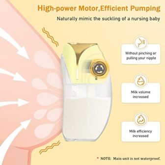 MISSAA Wearable Breast Pump, High Efficient Hands ... - Image 3