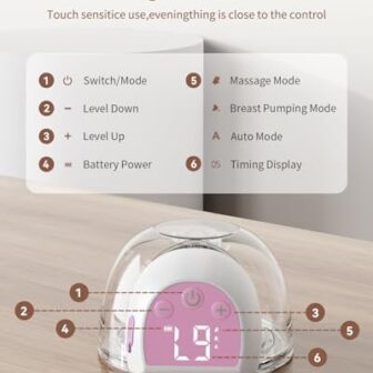 Ultra-Light 193g Hands Free Breast Pump 1508, Wear... - Image 5