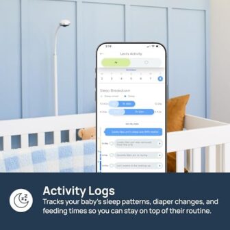 Smart Baby Camera Monitor & Floor Stand, Sensor-Fr... - Image 6