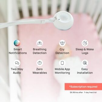 Smart Baby Camera Monitor & Floor Stand, Sensor-Fr... - Image 4