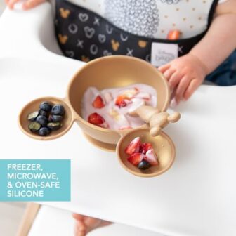 Bumkins Disney Baby Bowl, Silicone Feeding Set wit... - Image 5