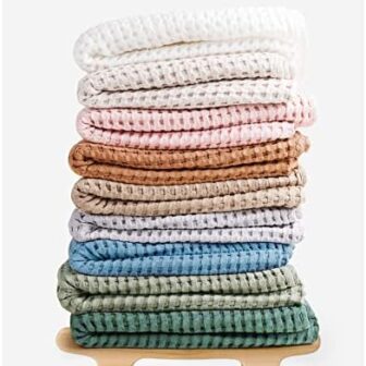 Konssy Waffle Baby Blankets, Nursery Blankets for ... - Image 7