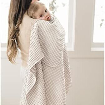 Konssy Waffle Baby Blankets, Nursery Blankets for ... - Image 3