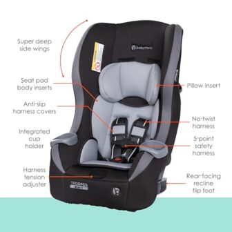 Baby Trend Trooper 3-in-1 Convertible Car Seat, Da... - Image 3