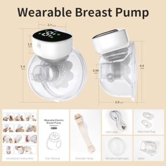 Breast Pump Hands Free Wearable Portable Electric ... - Image 8