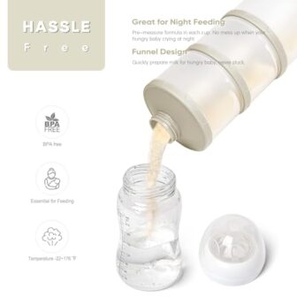 Termichy Stackable Formula Dispenser Portable Milk... - Image 6