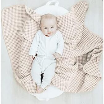 Konssy Waffle Baby Blankets, Nursery Blankets for ... - Image 4