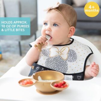 Bumkins Disney Baby Bowl, Silicone Feeding Set wit... - Image 3