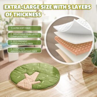 Baby Play Gym Mat - Jungle Safari Activity Mat wit... - Image 3