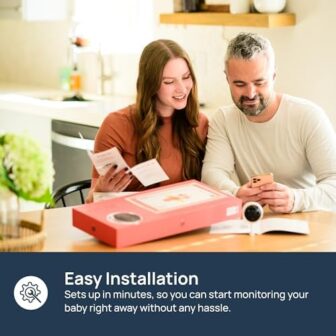Smart Baby Camera Monitor & Floor Stand, Sensor-Fr... - Image 8
