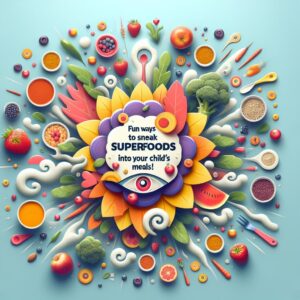 Fun Ways to Sneak Superfoods into Your Child’s Meals!