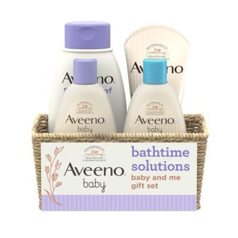 Aveeno Baby Bathtime Solutions Baby & Me Gift Set ... - Image 2