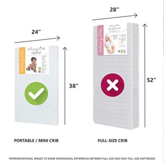 Dream On Me Holly 3” Fiber Baby Crib Mattress, Fit... - Image 4