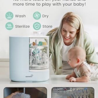 GROWNSY DeepClean Bottle Washer Pro, Baby Bottle W... - Image 4