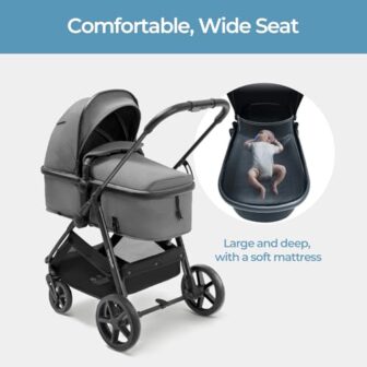 Mompush Wiz 2-in-1 Convertible Baby Stroller with ... - Image 6