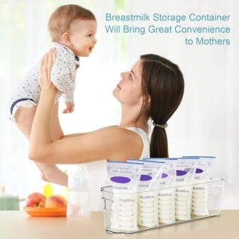 Vtopmart Breastmilk Storage Container 4PCS Set, Cl... - Image 6