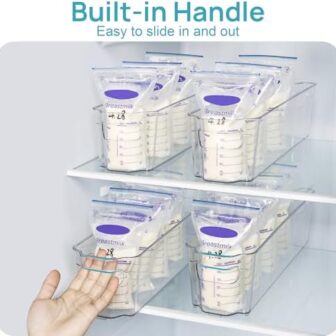 Vtopmart Breastmilk Storage Container 4PCS Set, Cl... - Image 5